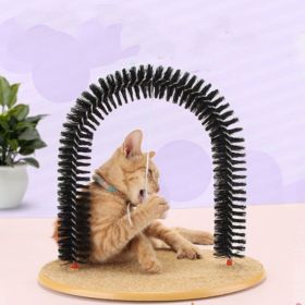 Cat Arch Scratcher - Self Grooming - Cat Toy - Self Groomer, Massager, Scratcher