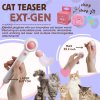 Cat Toy Two Product Sets, Including Retractable Laser Cat Toy Stick + Intelligent Bird Call Cat Toy Interactive Ball, Pet Fun Products, Pet Interactiv