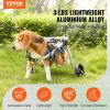 VEVOR 2 Wheels Dog Wheelchair for Back Legs, Pet Wheelchair Lightweight & Adjustable Assisting in Healing, Dog Cart/Wheelchair for Injured, Disabled