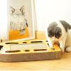 Cat Scratcher Cardboard Cat Furniture Corrugated with Catnip Bell Balls for Cats & Kittens