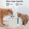 Cat Water Fountain, Automatic Cat Fountain 3L/101oz, Dog Water Dispenser with Adjustable Pump (FBA Logistics)