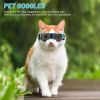 Dog And Cat Goggles Sunglasses Small Dog Puppy Windproof And UV-Proof Glasses Adjustable Lightweight Anti-Fog Dog Goggles Suitable For Small Dogs