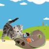 Hide and Seek Mouse Cat Toy 9 Holes Interactive Pet Cat Teaser Cat Toy for Pet Cat Play Fun, Open Mouse Hunt Cat Toy, Pet Cat Tunnel Toy Pet Cat Mice