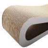 Cat-eyed Cat Scratcher and Lounge, Protect Furniture, Functional, Original Wood Color