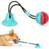 Dog Toys For Aggressive Chewers Interactive Teething Boredom And Stimulating Tug Of War Suction Cup Interactive Tug-of-War Dog Toy Treat Dispensing