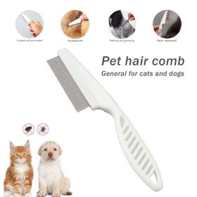 18CM Cat And Dog Supplies Flea Comb Stainless Steel Insect Removal Combs Fur Removal