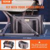 VEVOR Cat Carrier with Wheels, Airline Approved Rolling Pet Carrier with Telescopic Handle and Shoulder Strap, Dog Carrier with Wheels for Pets under