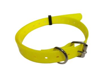 Pet Dog Collars Waterproof Buckle Style (Color: Yellow)