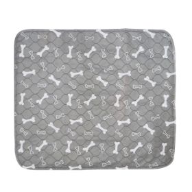 Three-layer Waterproof Protection Mat Pad Cover Furniture, Line Crate, Multiple Uses, Absorbs Water Urine (Option: Grey-L)