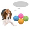 Fashion Natural Rubber Ball Pet Toy Cute Hollow Footprint Durable Chew Ball Play Toy for Dog and Cat