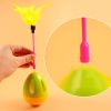 Cat Ball Feather Toy Interactive Cat Teaser & Automatic Spinning Tumbler Ball with Chirp Sound and Food Dispenser for Cats Kitten