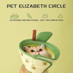 Cat Cone Collar Pet Elizabethan Collar Cat Collar Soft To Stop Licking After Surgery Cat Recovery Collar For Small Large Cats Adjustable Elizabethan C (size: L)