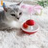 Durable Fun Cat Toy for entertaining itself Mini Favorite Feather Tumbler with small ball Kitten Toys