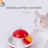 Durable Fun Cat Toy for entertaining itself Mini Favorite Feather Tumbler with small ball Kitten Toys