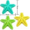 Dog Toys For Large Dogs Tooth Cleaning Chew Funny Interactive Training Starfish Toy Accessories Squeaky Toys TPR Toys