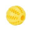 Dog Squeaky Ball Toy; Pet Chew Toy For Dog; Tooth Cleaning Ball Bite Resistant Cookie or Treats Within Ball Pet Supplies