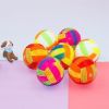 1pc Dog Bouncy Ball Radom Color Bouncing Massage Hedgehog Ball With LED Flashing Volleyball Sounded Luminous Dog Bite Chew Toy