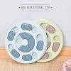 Interactive Stimulation Puzzle for Dogs Slow Feeding Disc Round Feeder Plastic Interactive Toy