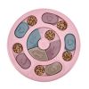 Interactive Stimulation Puzzle for Dogs Slow Feeding Disc Round Feeder Plastic Interactive Toy