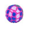 Dog Ball Toy Natural Rubber Multi Color Ball Dog Geometric  Toys Pattern Ball for Small Medium Dogs Playing Pet Training Supplies