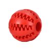 Dog Squeaky Ball Toy; Pet Chew Toy For Dog; Tooth Cleaning Ball Bite Resistant Cookie or Treats Within Ball Pet Supplies