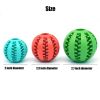 Dog Squeaky Ball Toy; Pet Chew Toy For Dog; Tooth Cleaning Ball Bite Resistant Cookie or Treats Within Ball Pet Supplies